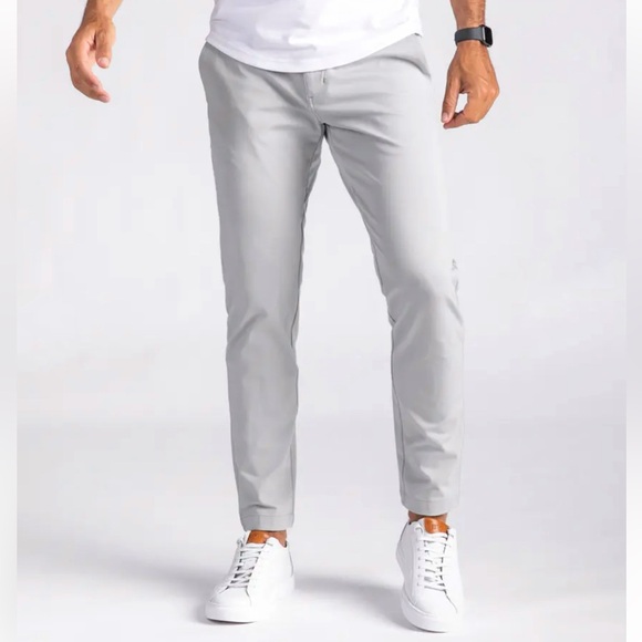 BYLT Everyday Pants 2.0 Storm Gray Ultra-Stretch Elite Straight Minimalist-38T
